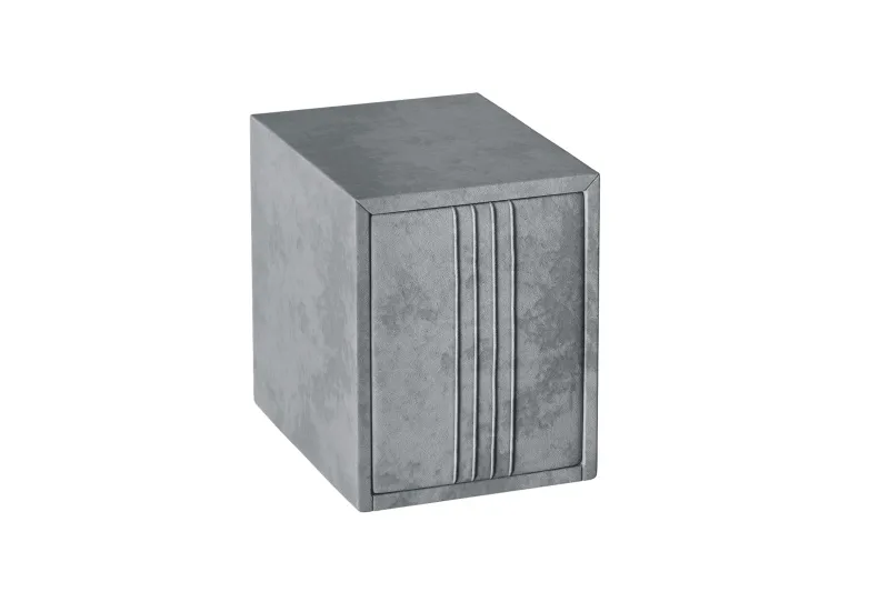 Тумба мягкая "Севилья" Вариант 2 Тиффани серый