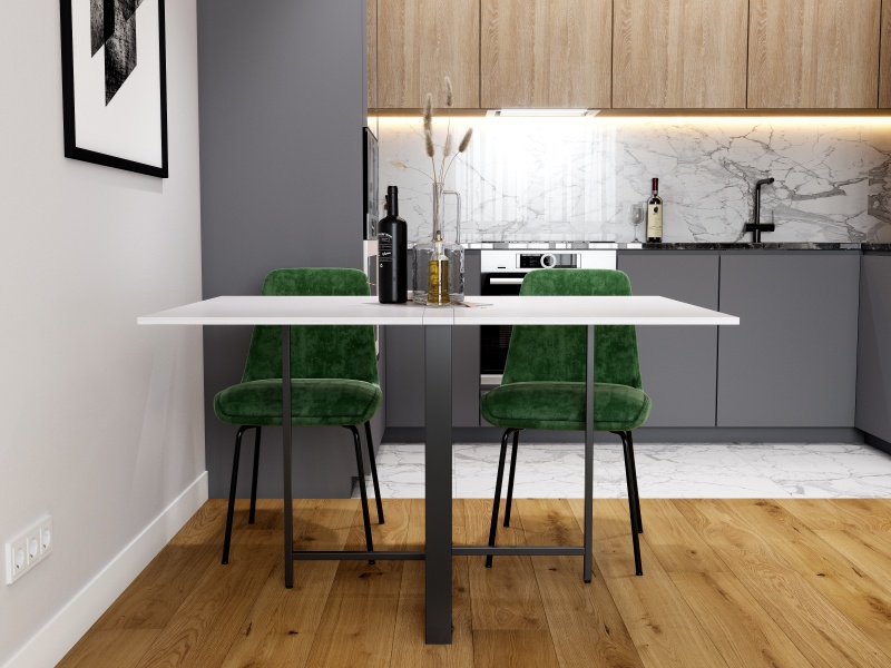 Стол раскладной "Брион №2" Бодега белая